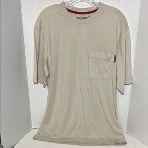 Wolverine Light Beige Crew Neck T-Shirt